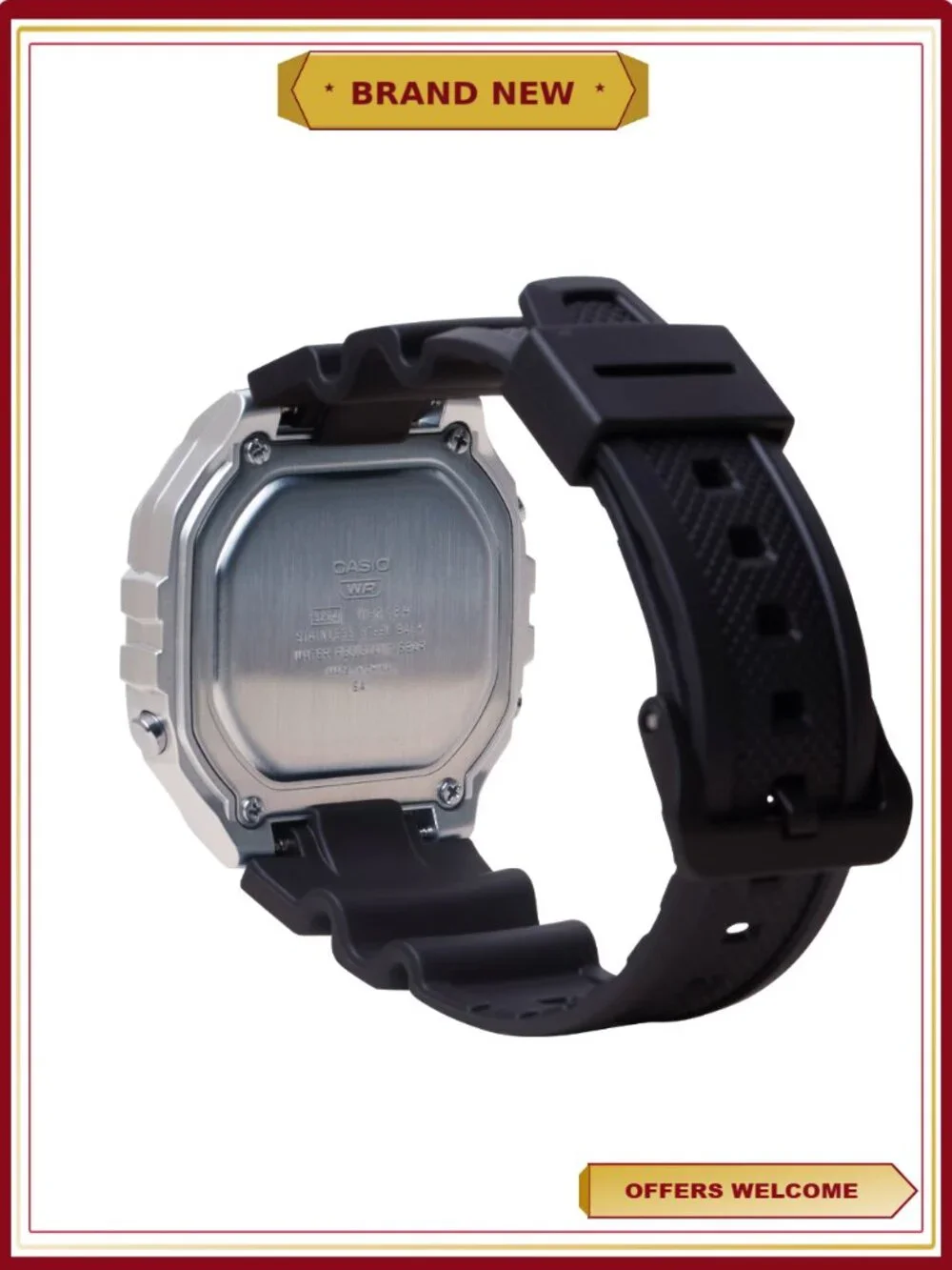 Mens Digital Sport Watch - 7-Year Battery, 50M Water Resistant, LED Backlight,